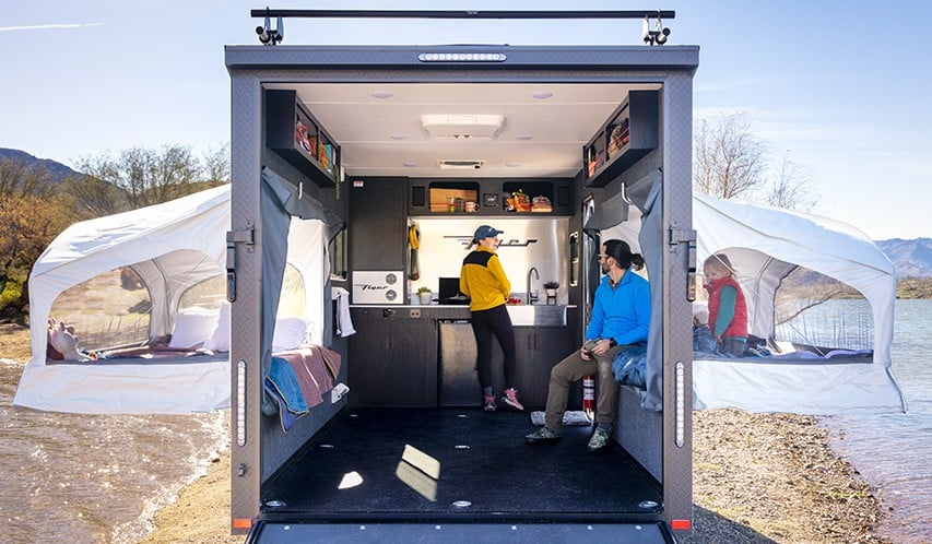 additional sleeping space lightweight camper