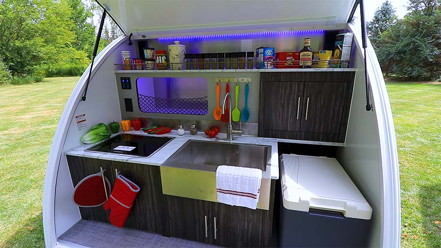 Teardrop Camper Kitchen